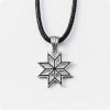 Оберег Алатырь из серебра (малый)